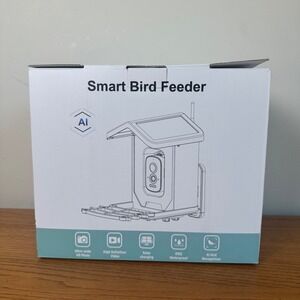 DOROEO Smart Bird Feeder with Camera AI Recognition Solar Powered HD Video NEW